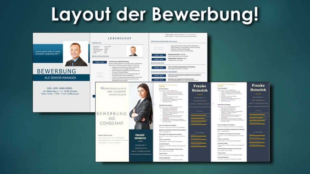 Layout der Bewerbung: So punkten Sie mit dem Design