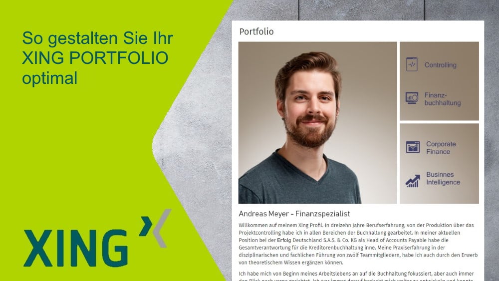 Das XING-Portfolio als Karriere-Booster