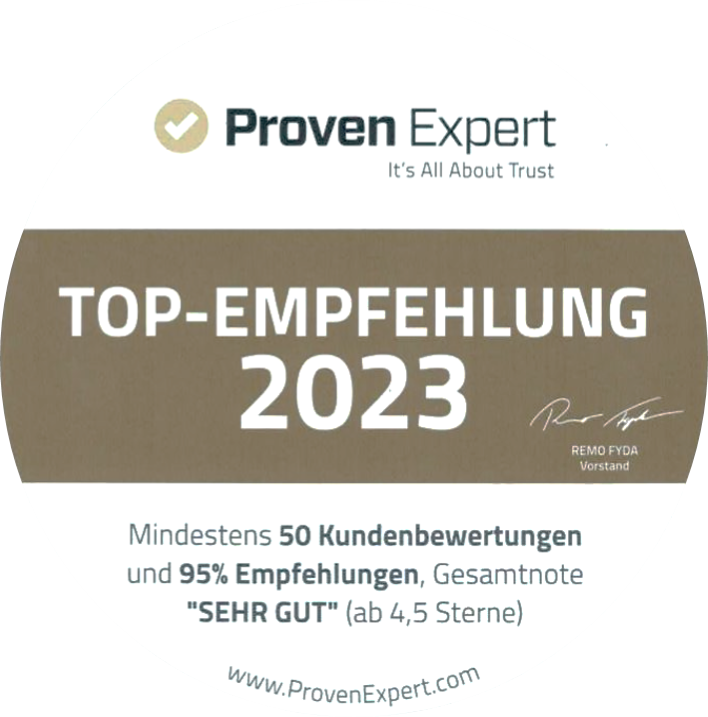 Auszeichnung provenexpert 2023